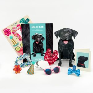 BLACK LAB POP UP CARD