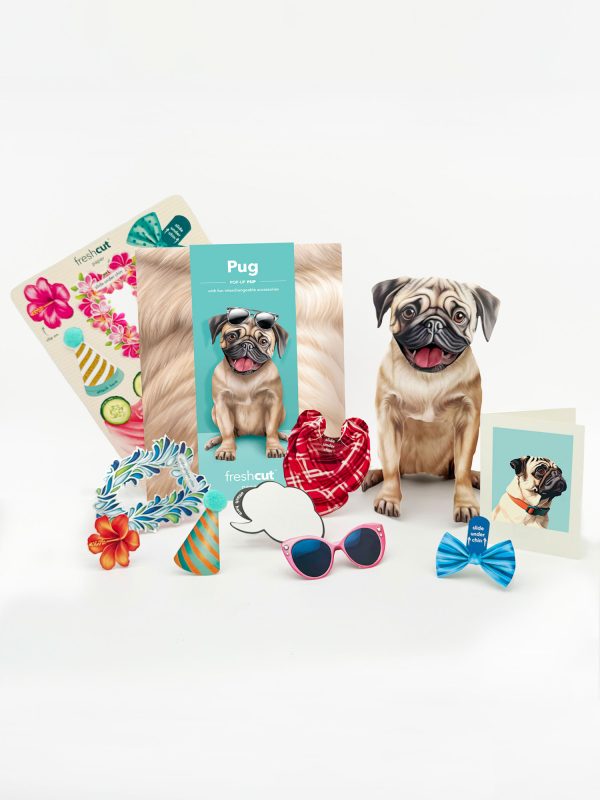 PUG POP UP CARD