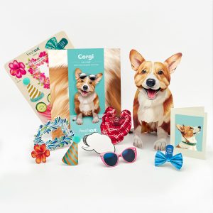 CORGI POP UP CARD