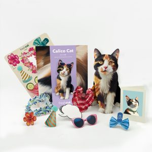 CALICO CAT POP UP CARD