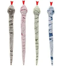 62" ASSORTED SNAKES BLUE,GREEN,BROWN, PERSIAN PLUM