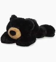 HUGGA-WUG BEAR BLACK PLUSH