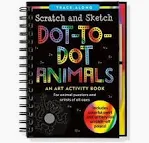 ANIMAL DOT TO DOT SCRATCH & SKETCH